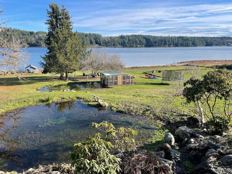 Oceanfront Studio/Loft: Alpacas, Oysters & Kayaks Shelton Extérieur photo